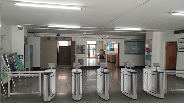 人臉識別翼閘效果圖是什么樣的？